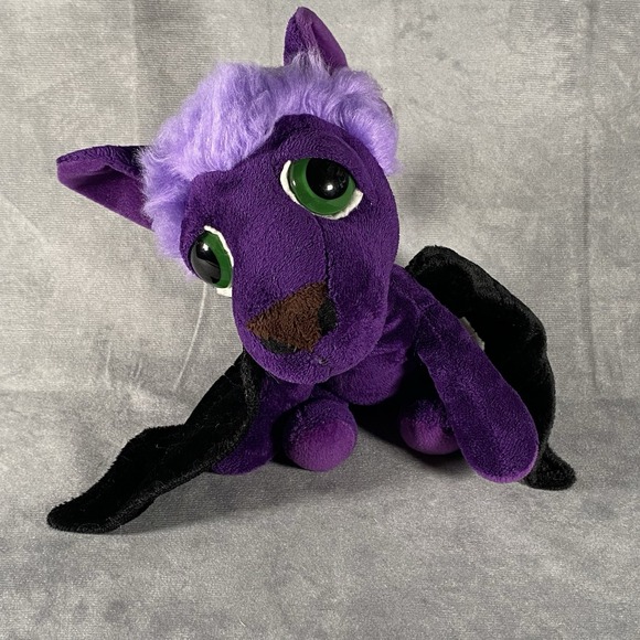 Russ Other - Russ Big Eye Lil Peepers Edward Purple Bat Plush Stuffed Animal Rare Collectable